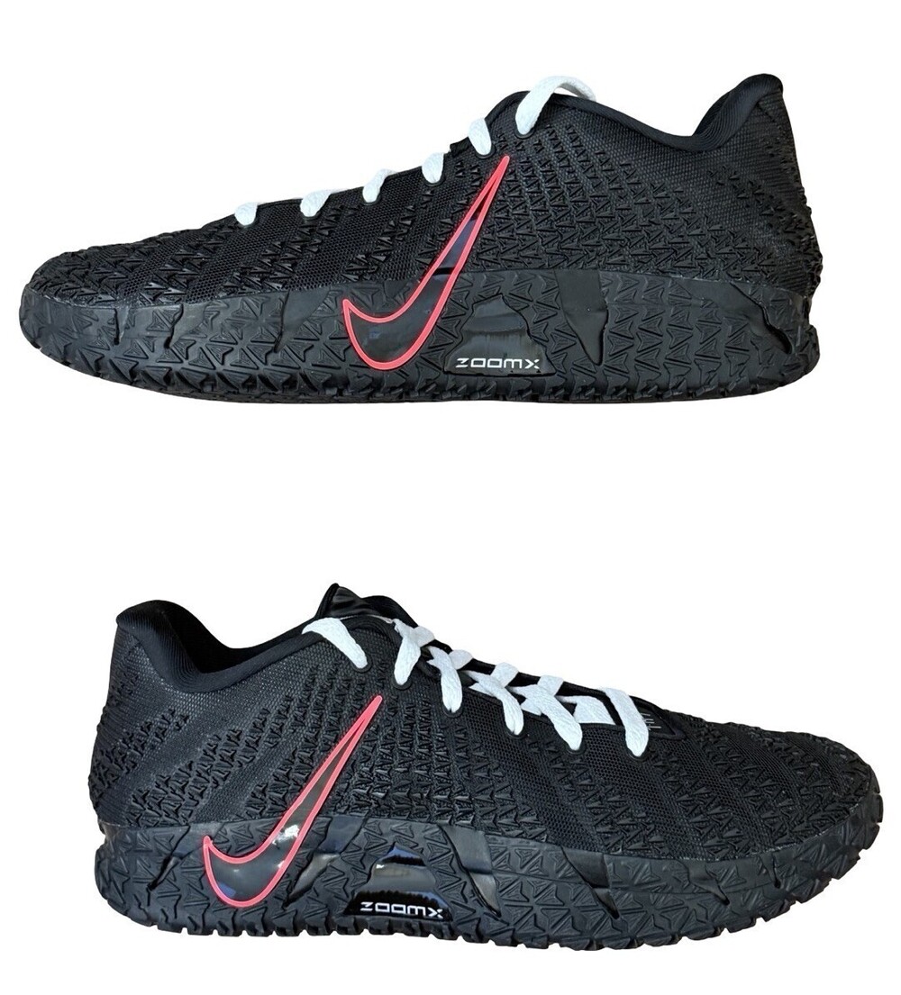 Size 10 Men's Nike Ja 3 By You Black Red White Basketball Shoes
